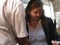 TargetVids presents: German 63yr old granny seduce to fuck on workplace