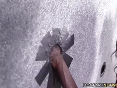 TargetVids presents: Angelica sage fucks black cock - gloryhole
