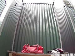 TargetVids presents: Amazing young girl shower voyeur