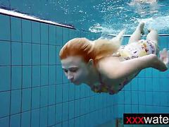 TargetVids presents: Amateur blonde mermaid