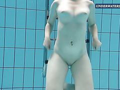 TargetVids presents: Bouncing tits in a blue dress