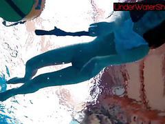 TargetVids presents: Perfect shaved teen in the pool
