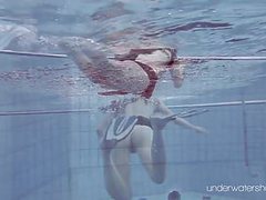 TargetVids presents: Roxalana chech in scuba diving in the pool
