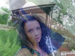 TargetVids presents: Allinternal anal creampie for hot brunette who loves a rough