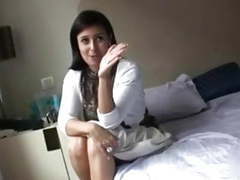 TargetVids presents: Sexy babe makes a homemade fuck film !