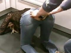 TargetVids presents: Anal champagne bottle insertion
