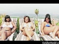 TargetVids presents: Black babe with huge tits fucked