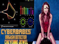 TargetVids presents: Bodybuilder on sybian with proof 100% real orgasms.
