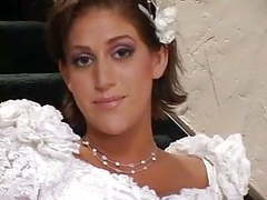 TargetVids presents: Bride & a hottie share a big cock