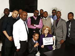 TargetVids presents: Nina hartley interracial gangbang