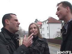 TargetVids presents: Sexy czech babe picked up for threesome