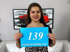 TargetVids presents: Pocket sized babe shagged in casting