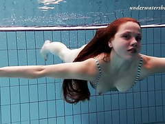 TargetVids presents: Salaka ribkina underwater swimming teen