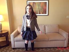 TargetVids presents: I put a school uniform on a girl who just turned 18 yo, Nipples, Teen, Interracial, Softcore, HD Videos, Cosplay, 18 Year Old, School Uniform, Nude Teens, Porn for Women, Uniforms, American, Asian Guy White Girl, Interacial, 18 Yo Girl, 60 FPS, TripForFuc