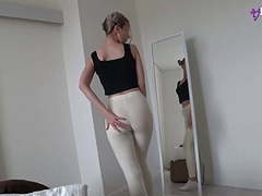 TargetVids presents: My stepsister caught me with a standing dick and fucked me - bellamurr from xhamster