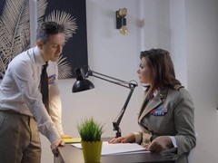 TargetVids presents: Rebecca volpetti wearing nylon stockings getting fucked hard
