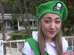 TargetVids presents: Horny lily adams with natural tits enjoys while being fucked