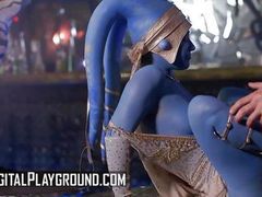 TargetVids presents: Aria alexander does a test on alessa savage & when she passes eva lovia celebrates by doing an orgy - digitalplayground