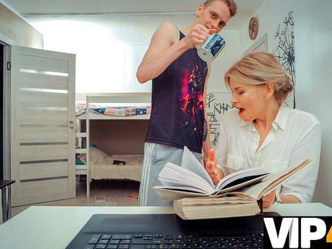 TargetVids presents: Tutor4k. dude uses dirty ideas and finally fucks sexy literature teacher