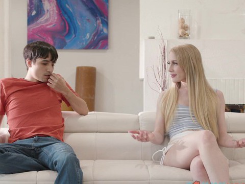 TargetVids presents: Pale babe emma starletto gets licked and fucked by a lucky roommate