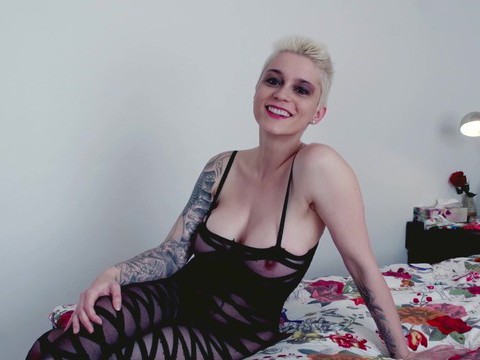 TargetVids presents: Homemade video of horny blonde mila milan giving a sloppy bj