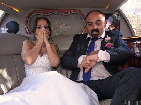 TargetVids presents: Busty bride jennifer mendez gets ass fucked in back of the limo