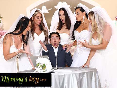 TargetVids presents: Mommy's boy - furious milf brides reverse gangbang hung wedding planner for wedding planning mistake