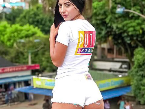 TargetVids presents: Puti shorts - hot amateur latina mami sits on my huge dick cfnm