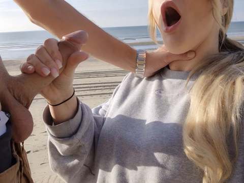 TargetVids presents: Outdoor after a blowjob for a stranger on the beach, i was fucked in public