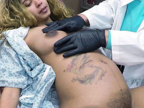 TargetVids presents: Dayanara's pregnant exam with a naughty doctor