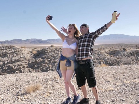 TargetVids presents: Amber moore enjoys while giving her lover a good blowjob