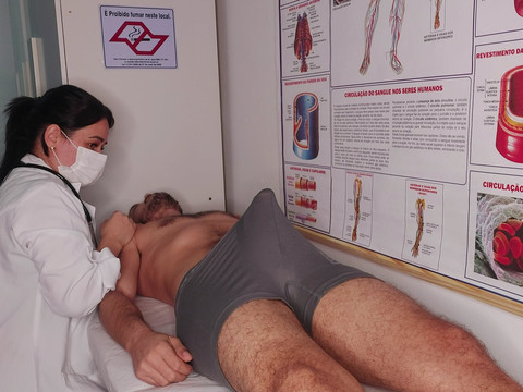 TargetVids presents: Patient's erection right in front of the nurse