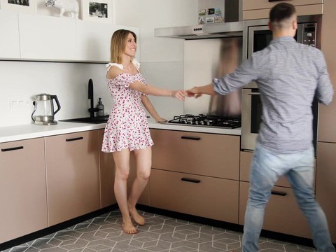 TargetVids presents: Good looking fanta sie with natural tits getting fucked hard