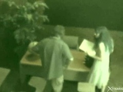 TargetVids presents: Slut opens legs on desk and takes cock in cunt