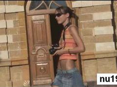 TargetVids presents: Amazing teen with small tits
