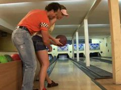 TargetVids presents: They have a hot fuck in the bowling alley