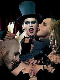 TargetVids presents: Glamour Punk Fetish with Hot Cock Sucker Bitch Cora Menson