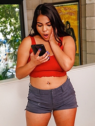 TargetVids presents: Curvy exotic teen Julz Gotti fucks her naughty step dad