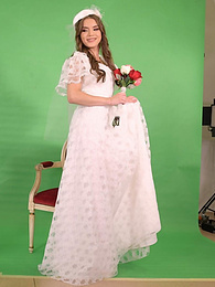 TargetVids presents: Russian bride Evelina Darling gets pulled by her hair & fucked doggystyle